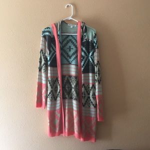 “Say What ?” Patterned Cardigan